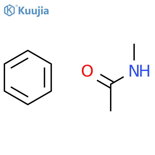 Acetamide, N-methyl-, compd. with benzene (1:1) structure
