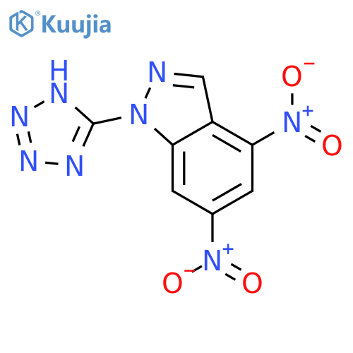 1H-Indazole, 4,6-dinitro-1-(1H-tetrazol-5-yl)- structure