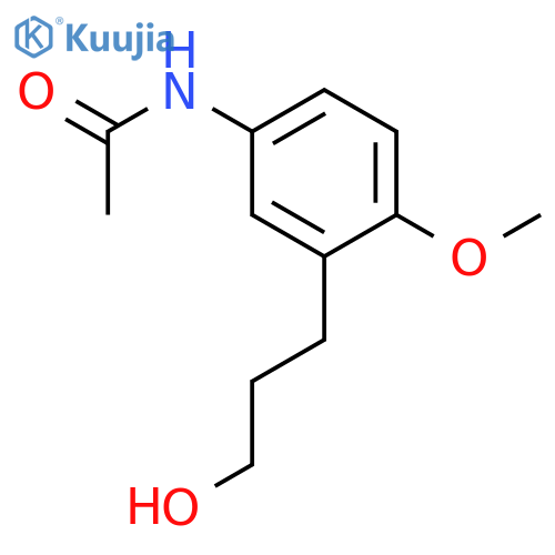 ACETAMIDE, N-[3-(3-HYDROXYPROPYL)-4-METHOXYPHENYL]- structure