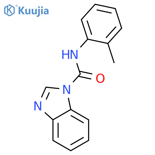 1H-BENZIMIDAZOLE-1-CARBOXAMIDE, N-(2-METHYLPHENYL)- structure