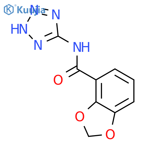 1,3-BENZODIOXOLE-4-CARBOXAMIDE, N-1H-TETRAZOL-5-YL- structure
