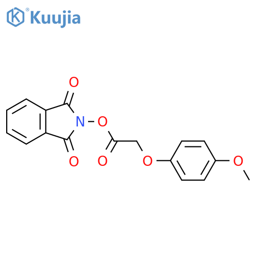 1,3-Dihydro-1,3-dioxo-2H-isoindol-2-yl 2-(4-methoxyphenoxy)acetate structure