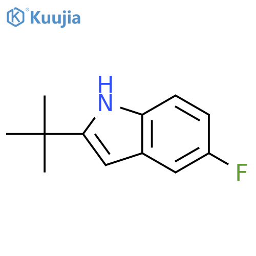 2-tert-butyl-5-fluoro-1H-indole structure