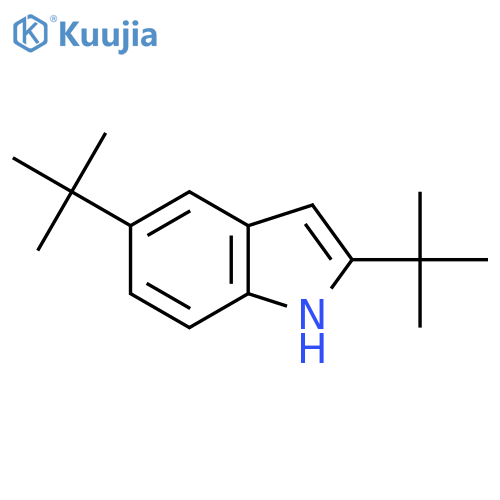 2,5-Ditert-butyl-1H-indole structure