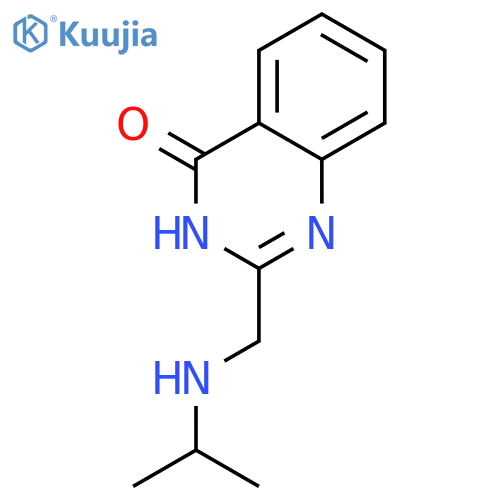 2-{(Propan-2-yl)aminomethyl}-3,4-dihydroquinazolin-4-one structure