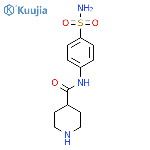 N-(4-Sulfamoylphenyl)piperidine-4-carboxamide structure