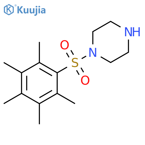1-(pentamethylbenzenesulfonyl)piperazine structure