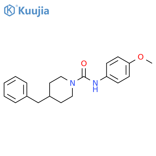 4-benzyl-N-(4-methoxyphenyl)piperidine-1-carboxamide structure