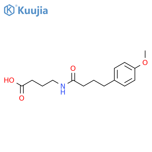 Butanoic acid, 4-[[4-(4-methoxyphenyl)-1-oxobutyl]amino]- structure