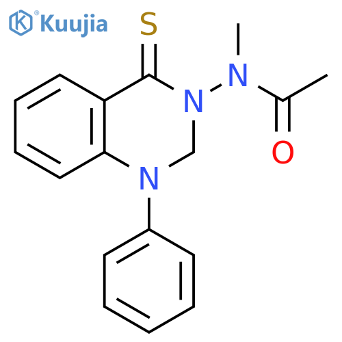 Acetamide,N-(1,4-dihydro-1-phenyl-4-thioxo-3(2H)-quinazolinyl)-N-methyl- structure