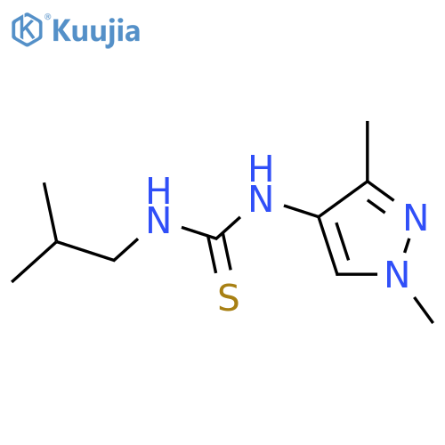 1-(1,3-Dimethyl-1H-pyrazol-4-yl)-3-isobutyl-thiourea structure