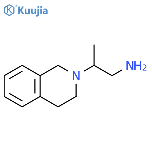 2-(1,2,3,4-tetrahydroisoquinolin-2-yl)propan-1-amine structure