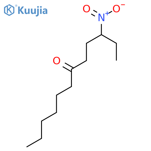 6-Dodecanone, 3-nitro- structure