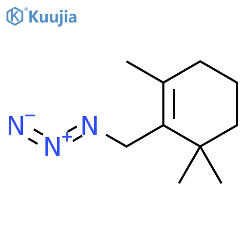 2-Azidomethyl-1,3,3-trimethyl-cyclohexene structure