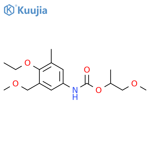 Carbamic acid, [4-ethoxy-3-(methoxymethyl)-5-methylphenyl]-, 2-methoxy-1-methylethyl ester (9CI) structure