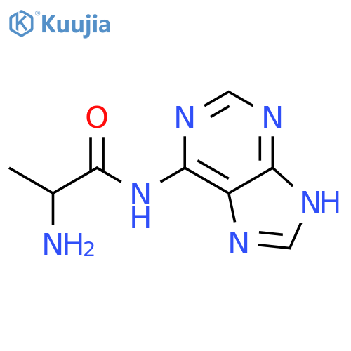 (2S)-2-amino-N-9H-purin-6-yl-Propanamide structure
