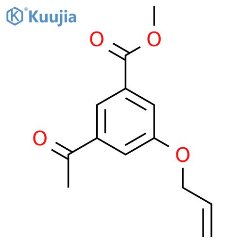 3-Acetyl-5-allyloxybenzoic acid methyl ester structure