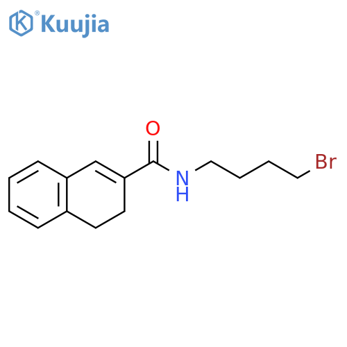 2-Naphthalenecarboxamide, N-(4-bromobutyl)-3,4-dihydro- structure