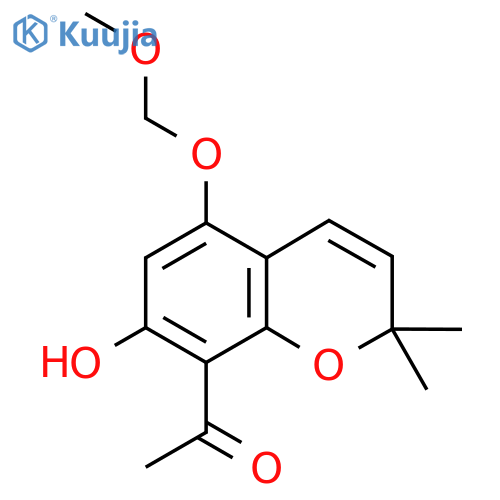 1-(7-Hydroxy-5-(methoxymethoxy)-2,2-dimethyl-2H-chromen-8-yl)ethanone structure