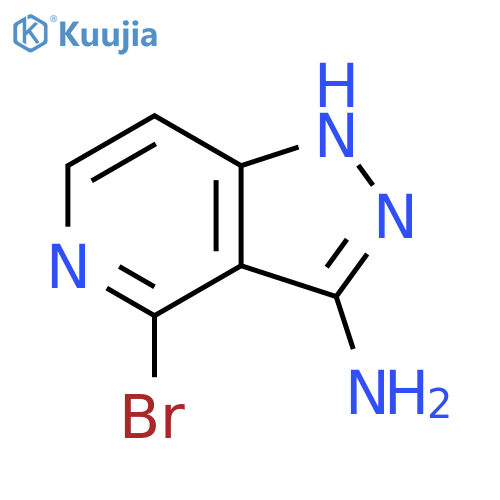 4-bromo-1H-pyrazolo4,3-cpyridin-3-amine structure
