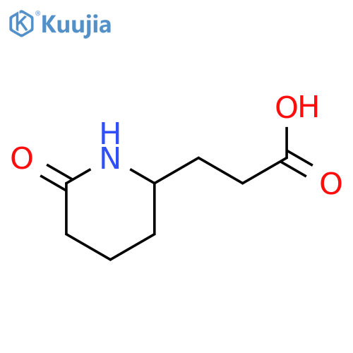 2-PIPERIDINEPROPANOIC ACID, 6-OXO- structure