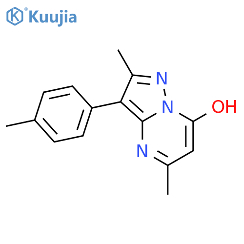 2,5-dimethyl-3-(4-methylphenyl)pyrazolo1,5-apyrimidin-7-ol structure
