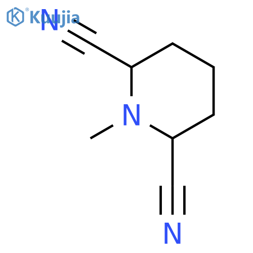 1-methyl-2,6-Piperidinedicarbonitrile structure