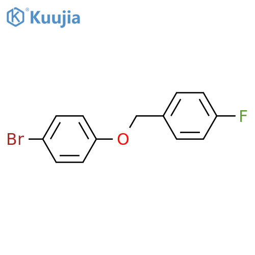 4-BROMOPHENYL-(4-FLUOROBENZYL)ETHER structure