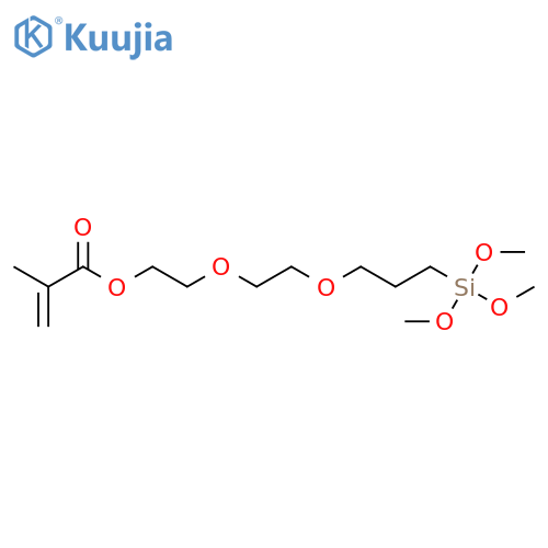2-Propenoic acid, 2-methyl-, 10,10-dimethoxy-3,6,11-trioxa-10-siladodec-1-yl ester structure