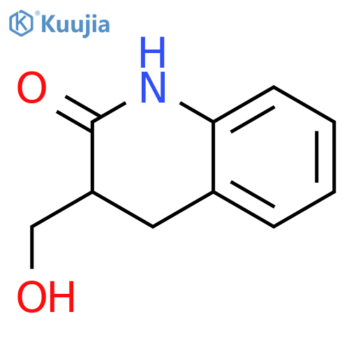 2(1H)-Quinolinone, 3,4-dihydro-3-(hydroxymethyl)- structure
