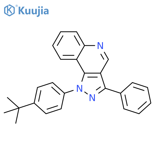 1-(4-tert-butylphenyl)-3-phenyl-1H-pyrazolo4,3-cquinoline structure