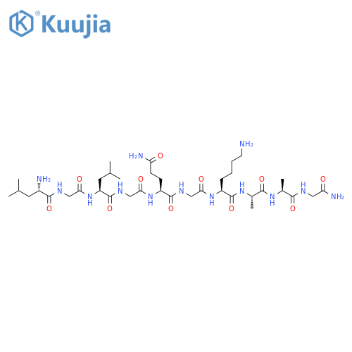 Glycinamide, L-leucylglycyl-L-leucylglycyl-L-glutaminylglycyl-L-lysyl-L-alanyl-L-alanyl- (9CI) structure