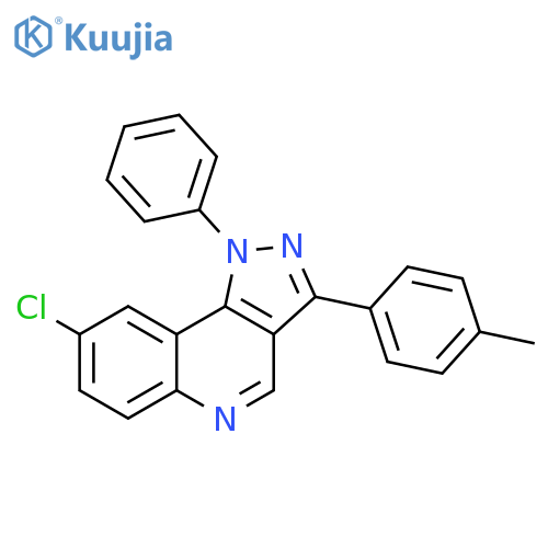 8-chloro-3-(4-methylphenyl)-1-phenyl-1H-pyrazolo4,3-cquinoline structure