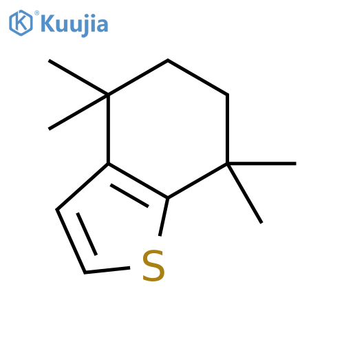Benzo[b]thiophene, 4,5,6,7-tetrahydro-4,4,7,7-tetramethyl- structure