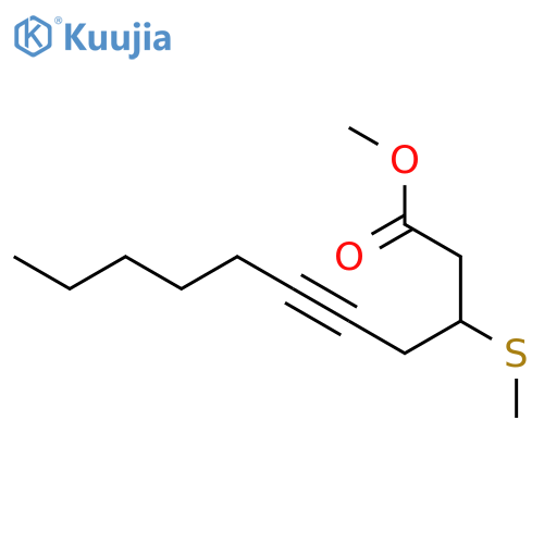 5-UNDECYNOIC ACID, 3-(METHYLTHIO)-, METHYL ESTER structure