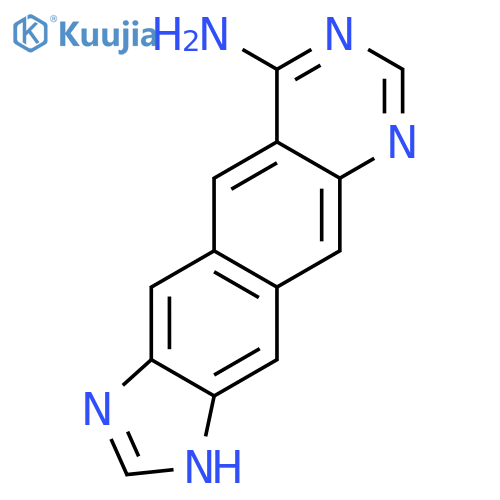 1H-BENZIMIDAZO[5,6-G]QUINAZOLIN-9-AMINE structure