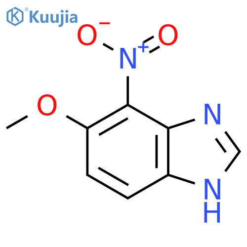 5-Methoxy-4-nitro-1H-benzimidazole structure
