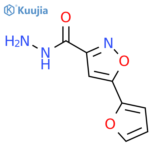 5-(2-furyl)isoxazole-3-carbohydrazide structure