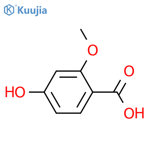 4-Hydroxy-2-methoxybenzoic acid structure