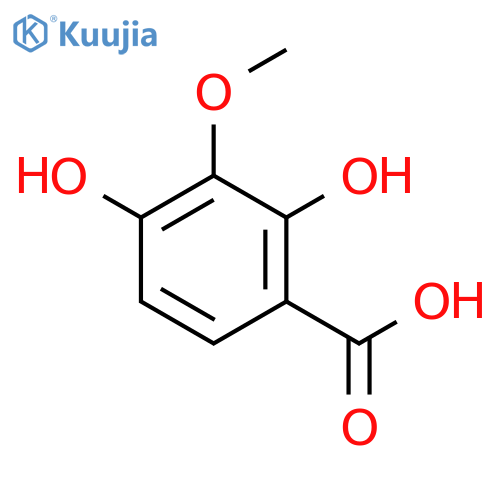 Benzoic acid,2,4-dihydroxy-3-methoxy- structure