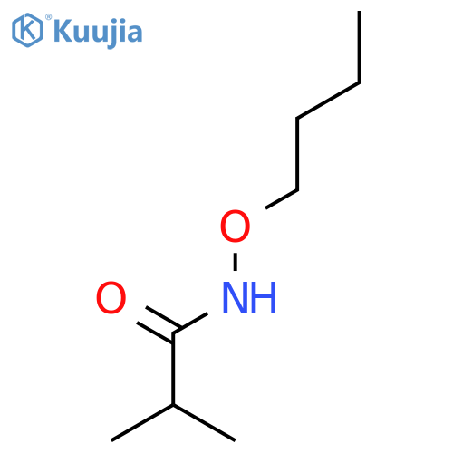 Propanamide, N-butoxy-2-methyl- structure