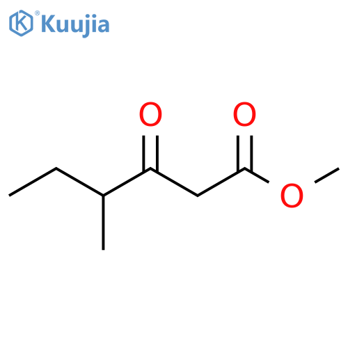 methyl 4-methyl-3-oxohexanoate structure