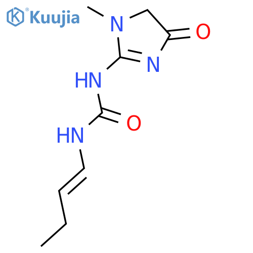 Urea, N-1-butenyl-N'-(4,5-dihydro-1-methyl-4-oxo-1H-imidazol-2-yl)- structure