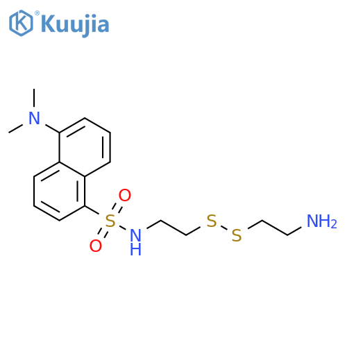 1-Naphthalenesulfonamide, N-[2-[(2-aminoethyl)dithio]ethyl]-5-(dimethylamino)- structure