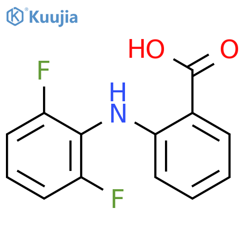 Benzoic acid, 2-[(2,6-difluorophenyl)amino]- structure