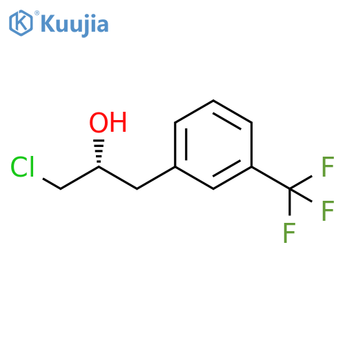 Benzeneethanol, a-(chloromethyl)-3-(trifluoromethyl)-, (aR)- structure
