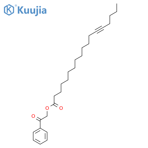 13-Octadecynoic acid, 2-oxo-2-phenylethyl ester structure