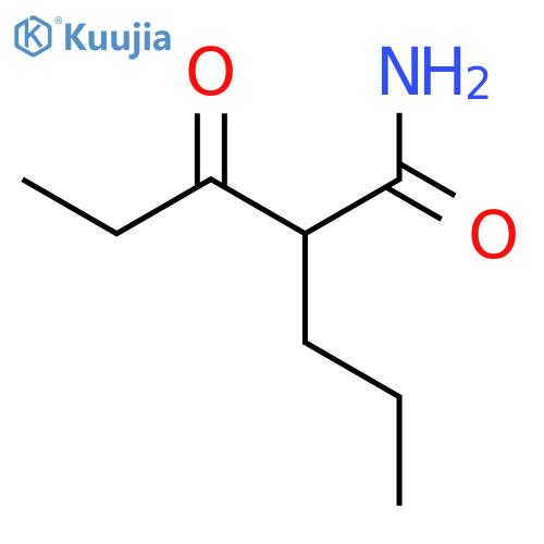 Pentanamide, 3-oxo-2-propyl- structure