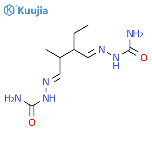 Hydrazinecarboxamide, 2,2'-(2-ethyl-3-methyl-1,4-butanediylidene)bis- structure