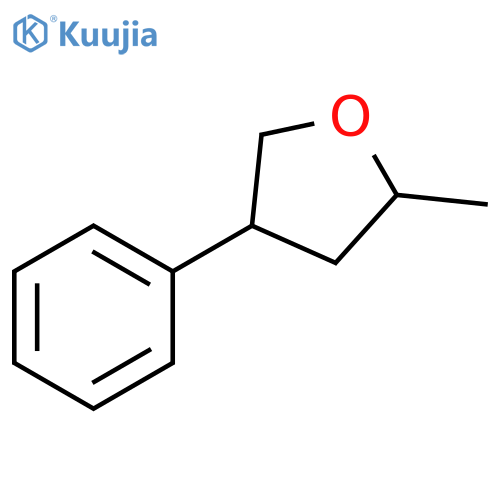 Furan, tetrahydro-2-methyl-4-phenyl- structure